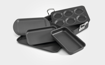 Mermaid hard anodised roasting starter set Mermaid hard anodised roasting starter set